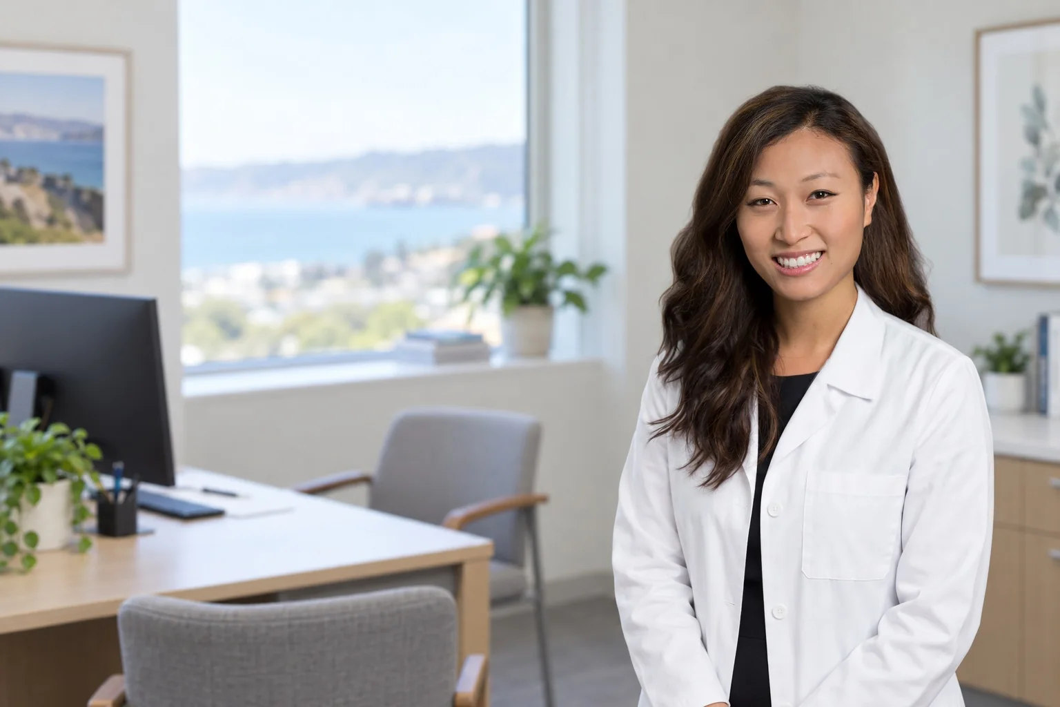 Dr. Jeannie Su in her consultation room